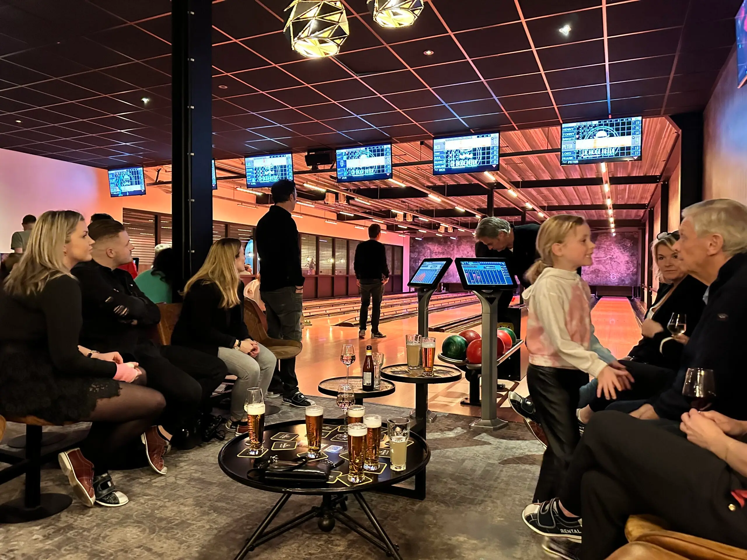 Bowlinguitje met de familie