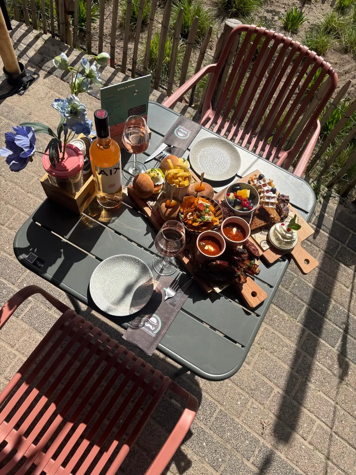 Bovenaanzicht van de Paasplank/Pinksterplank van De Hoge Heide