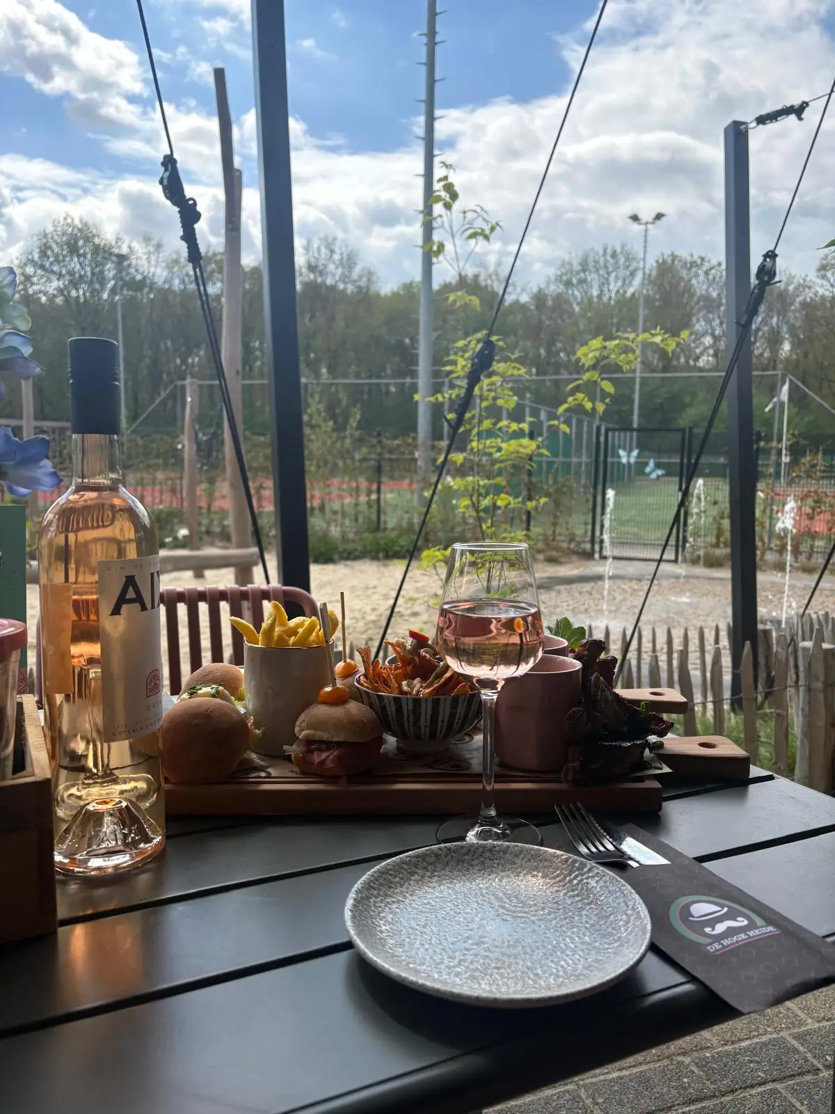 Lunch De Hoge Heide bij de waterspeeltuin