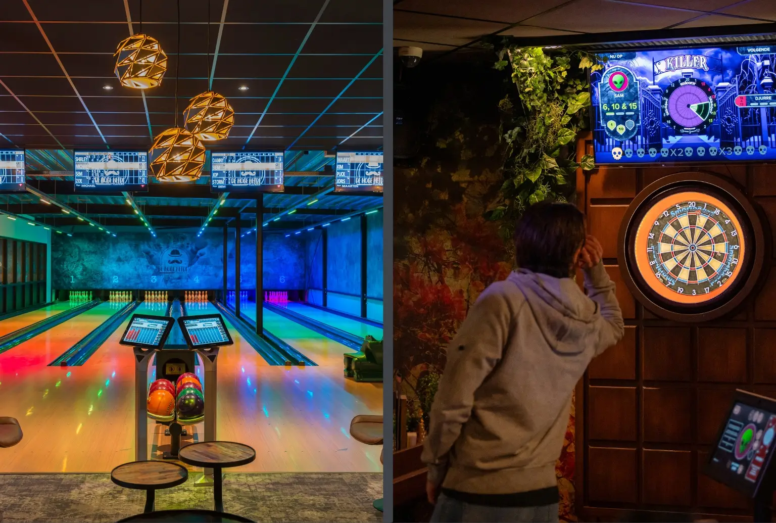 Bowlen en Interactive Darts activiteiten overzicht