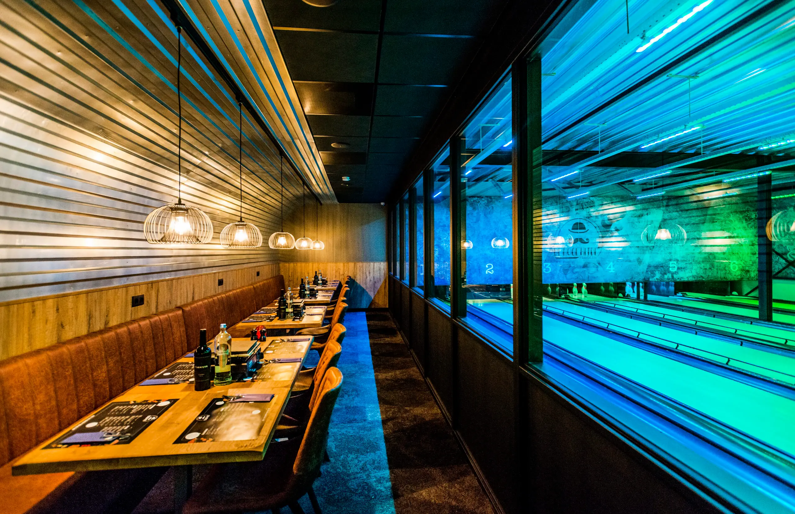 Grillrestaurant en bowling