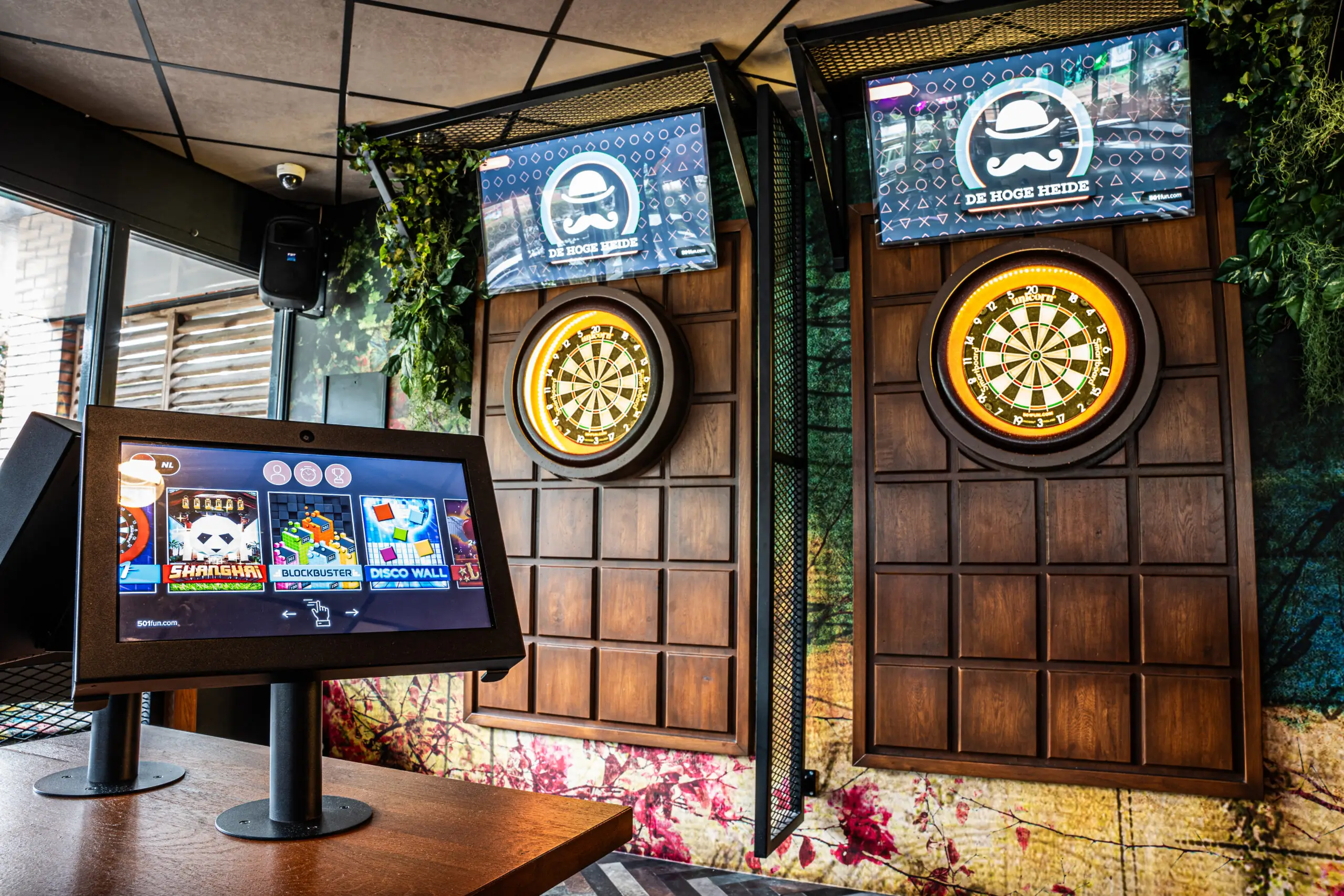 Interactive dart lanes de hoge heide