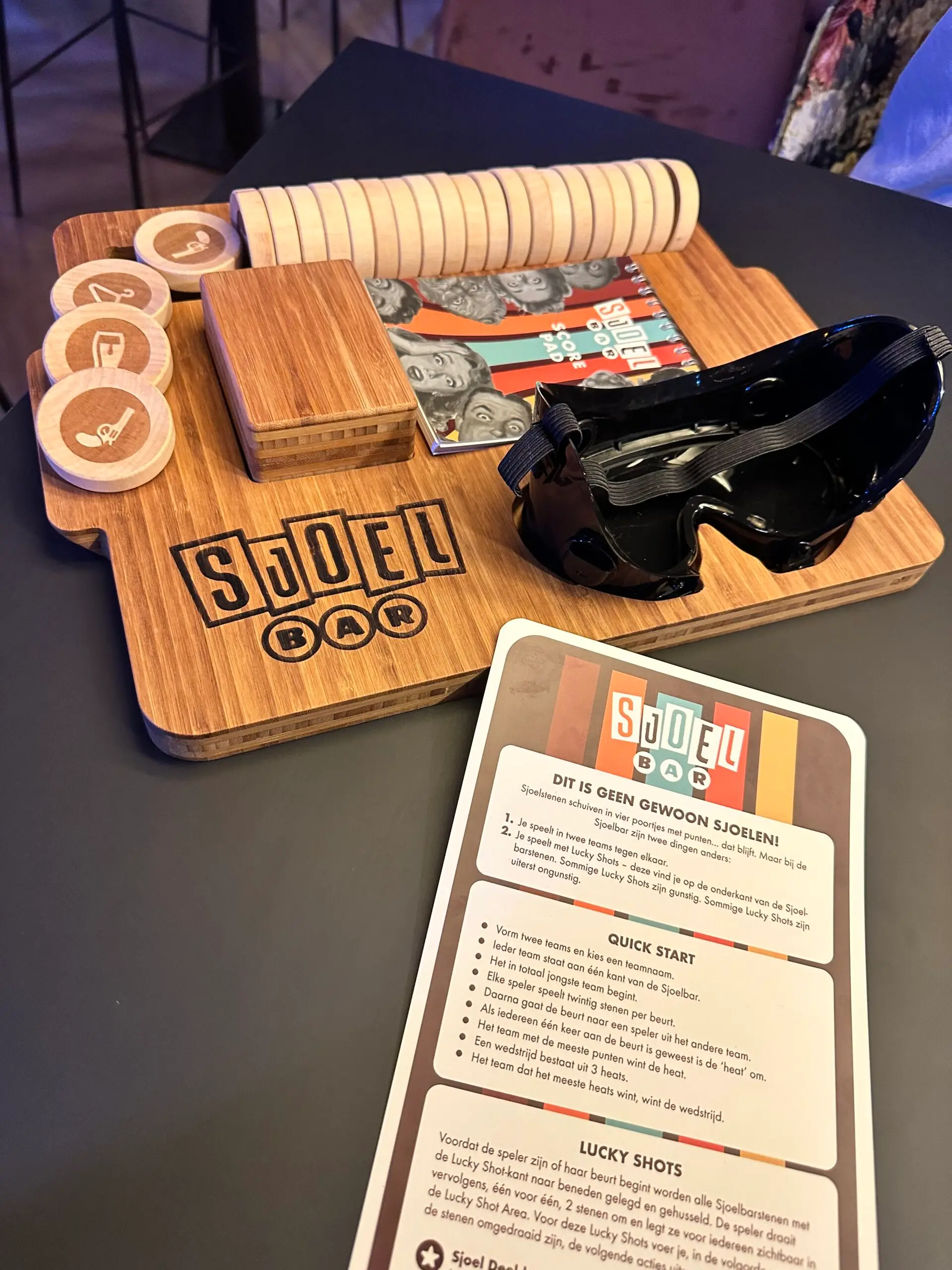 Sjoelbar spelregels en spelattributen