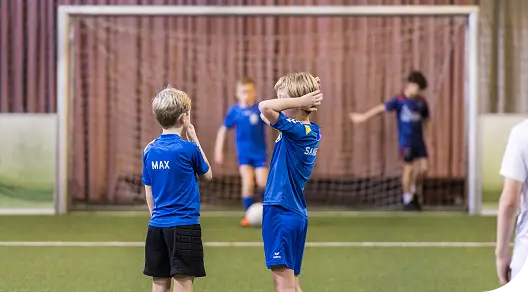 Kinderen voetbal indoorsoccer