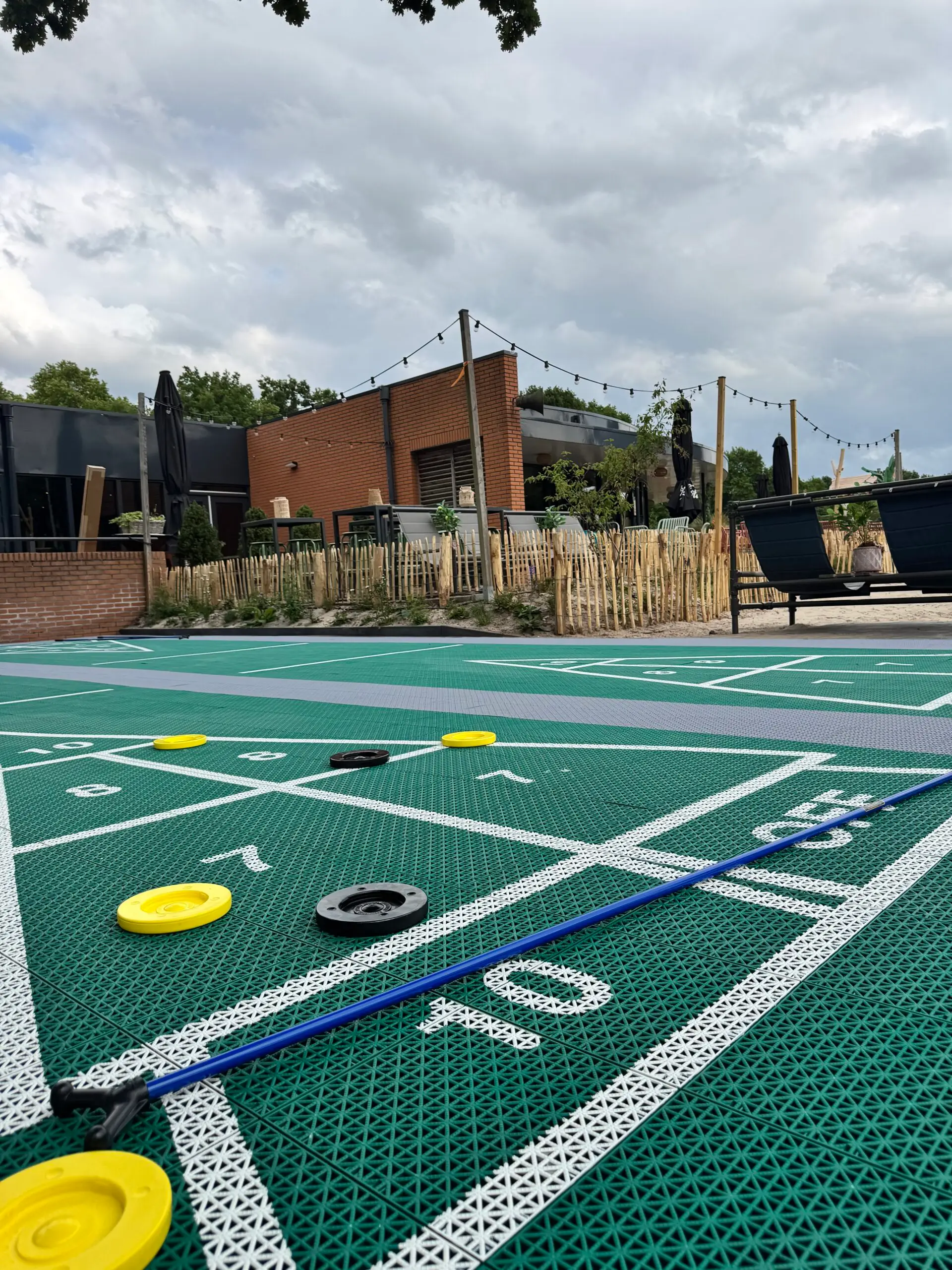 Floorshuffle buiten bij De Hoge Heide